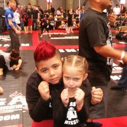 Riverside Submission Arrey Jiu-Jitsu - My kids at their first tournament with Riverside Submission