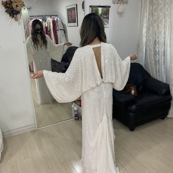 Thuy's Pro Bridal Alterations - Added a bustle to my sequin train - Sewing & Alterations Near Me - Milpitas, California