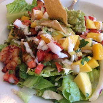 Cafe Del Sol - The shrimp tostada.  Beautiful and delicious. - Mexican Near Me - Menlo Park, California