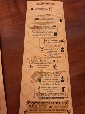Menu photo 2 Corcoran's Grill & Pub Chicago, IL