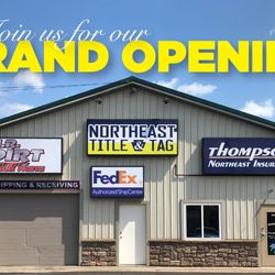 Northeast Title & Tag - grand opening storefront photo