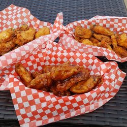 Eaglecrest Golf Club - Left, salt and pepper, right, cajun, bottom, honey garlic