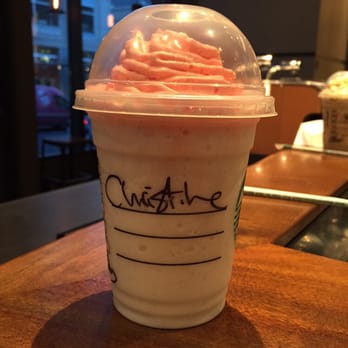 Starbucks - I purchased a "Birthday Cake Frappuccino" for my coworker, who is Not Celebrating her birthday. I'm sure she will handle it. - Coffee & Tea Near Me - Seattle, Washington