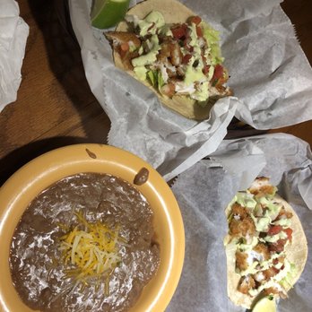 Señor Taco - Re-Fried Beans and Fish Taco's - very, very good! - Mexican Near Me - Pinellas Park, Florida