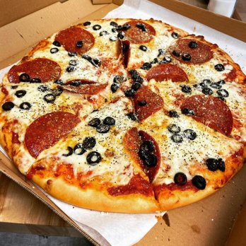 The Battlefield Eatery - Pizza with pepperoni and olives - Coffee & Tea Near Me - Sackets Harbor, New York The Battlefield Eatery - Pizza with pepperoni and olives - Coffee & Tea Near Me - Sackets Harbor, New York
