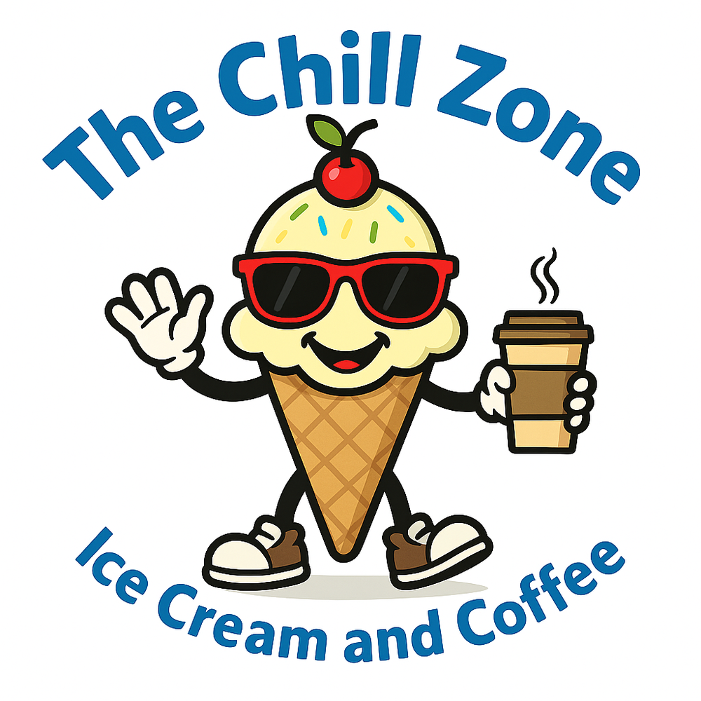 The Chill Zone Ice Cream and Coffee Logo