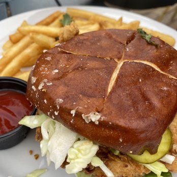 The Rooftop Lounge - Fried Chicken Sandwich. - Lounges Near Me - Laguna Beach, California The Rooftop Lounge - Fried Chicken Sandwich. - Lounges Near Me - Laguna Beach, California