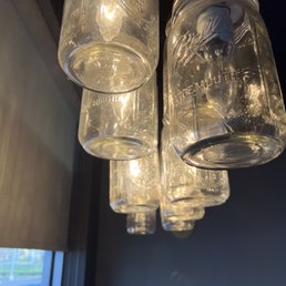The therapy lights, from old mason jars.. The therapy lights, from old mason jars..