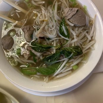 Pho Saigon - P10. Noodle Soup with Eye Round Steak, Meat Balls, Flank, - Vietnamese Near Me - Lexington, Kentucky