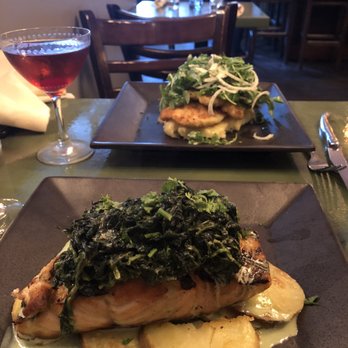 Lido - Chicken Milanese and the wild salmon  special - Italian Near Me - New York, New York