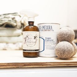 People and Planet Refill - Some of our most popular laundry products include locally-made wool dryer balls, enzymatic stain remover, and oxygen powder.