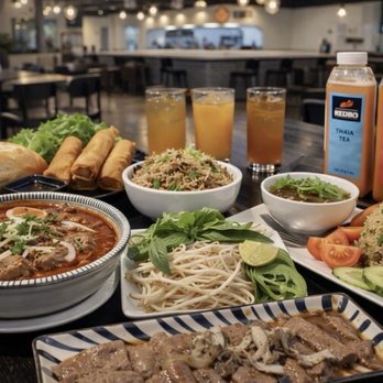 Pho Redbo - Full spread- looking good! - Vietnamese Near Me - Rolling Hills Estates, California