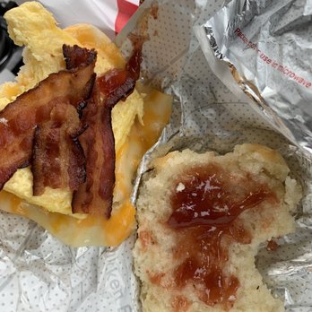 Chick-fil-A - Bacon, Egg & Cheese Biscuit - Fast Food Near Me - Fresno, California