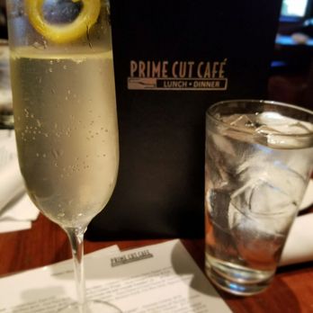 Prime Cut Cafe - French 75 (highly recommend) - Steakhouses Near Me - Orange, California