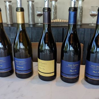 Gary Farrell Vineyards & Winery - Tasting Line Up - Wine Tours Near Me - Healdsburg, California Gary Farrell Vineyards & Winery - Tasting Line Up - Wine Tours Near Me - Healdsburg, California