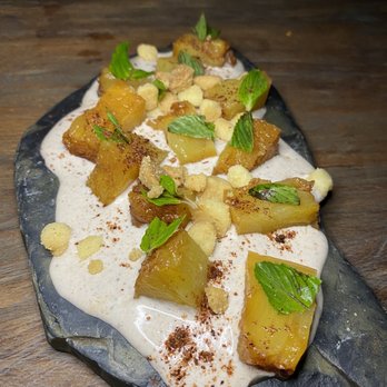 Luuma - Roasted Pineapple for dessert - Cocktail Bars Near Me - Holbox, ROO Luuma - Roasted Pineapple for dessert - Cocktail Bars Near Me - Holbox, ROO