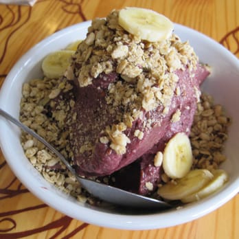Judahlicious - acai bowl with granola and bananas on top. - Juice Bars & Smoothies Near Me - San Francisco, California