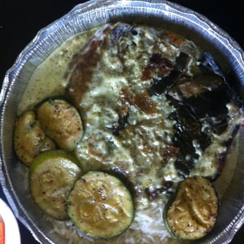 Zizi's Cafe - The Veggie Moussaka smells and tastes incredible! Happy tummies to come :) - Mediterranean Near Me - Chicago, Illinois Zizi's Cafe - The Veggie Moussaka smells and tastes incredible! Happy tummies to come :) - Mediterranean Near Me - Chicago, Illinois