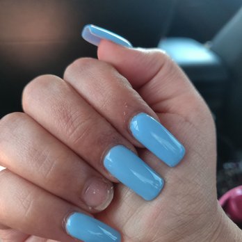 Lovely Nails & Spa - This is the 2 nail that falls &.most of the nails are lifting and pulling hair already.. in less then a week from doing them - Nail Salons Near Me - Los Banos, California