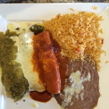 Don Tequila Mexican Grill - Enchilada combo. (Chicken, beef, and ground beef). - Mexican Near Me - Powell, Ohio Don Tequila Mexican Grill - Enchilada combo. (Chicken, beef, and ground beef). - Mexican Near Me - Powell, Ohio