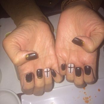 All Seasons Nails & Spa - Look at that amazing glitter work and those straight lines. - Nail Salons Near Me - Redlands, California