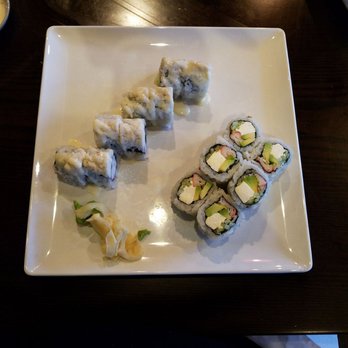 Sushi King - Snow Mountain Roll & California Roll with cream cheese - Japanese Near Me - Richmond, Virginia Sushi King - Snow Mountain Roll & California Roll with cream cheese - Japanese Near Me - Richmond, Virginia