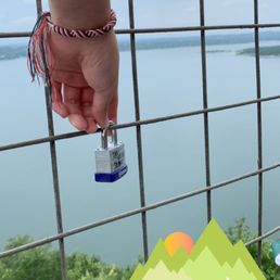 got our lock on the very top floor ! got our lock on the very top floor !