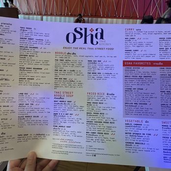 Osha Thai Kitchen - Menu - Thai Near Me - Houston, Texas Osha Thai Kitchen - Menu - Thai Near Me - Houston, Texas