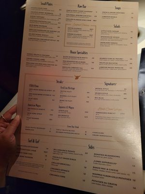 Menu photo 2 Dean's Steak & Seafood Indianapolis Indianapolis, IN