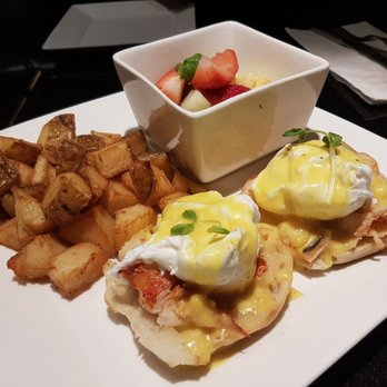 Lobster Burger Bar - Lobster benny with home fries - Bars Near Me - Toronto, Ontario Lobster Burger Bar - Lobster benny with home fries - Bars Near Me - Toronto, Ontario