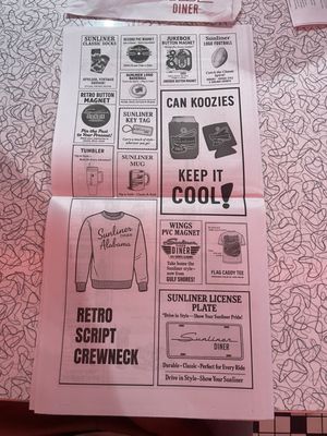 Menu photo 1 Sunliner Diner Gulf Shores, AL Menu photo 1 Sunliner Diner Gulf Shores, AL