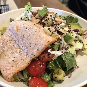 Flower Child - Salad with added Salmon - Salad Near Me - Phoenix, Arizona Flower Child - Salad with added Salmon - Salad Near Me - Phoenix, Arizona