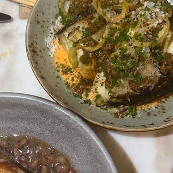 Zitz Sum - Charred Cabbage - Fresno chili vin, grana padano and ginger scallion vin - Asian Fusion Near Me - Coral Gables, Florida