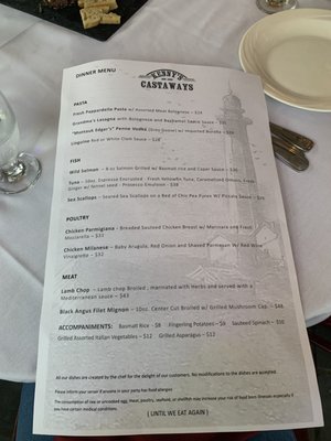Menu photo 5 Kenny's Castaways Montauk, NY