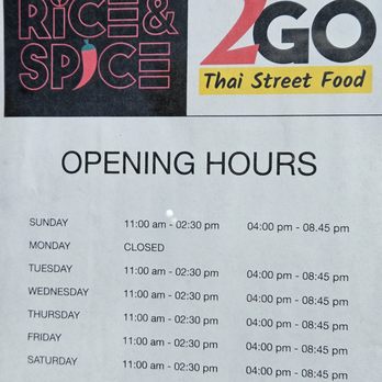 Rice & Spice 2GO - Hours - Fast Food Near Me - Indian Land, South Carolina Rice & Spice 2GO - Hours - Fast Food Near Me - Indian Land, South Carolina