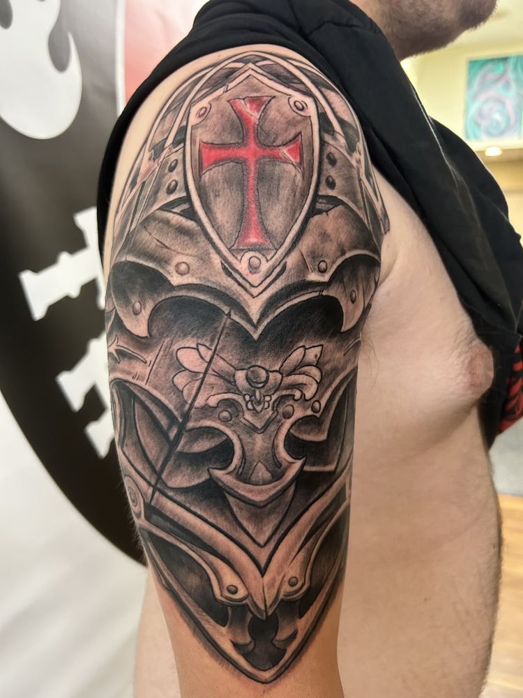 Black Dragon Tattoo and Skate Logo
