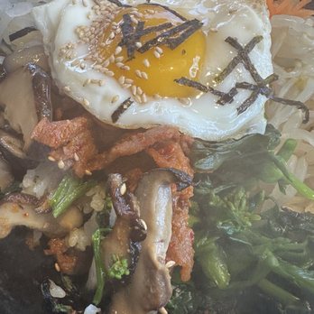 Seoul K-Food - My delicious main course sizzled. - Korean Near Me - Eugene, Oregon