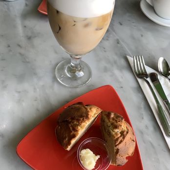 Raintree Bakery Coffeehouse - Cardamom latte and banana walnut muffin - Bakeries Near Me - Honolulu, Hawaii Raintree Bakery Coffeehouse - Cardamom latte and banana walnut muffin - Bakeries Near Me - Honolulu, Hawaii