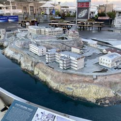 Scaled model at pier 33