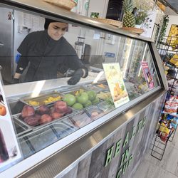 The Green Deli & Juice Bar - All the fruit and vegetables.