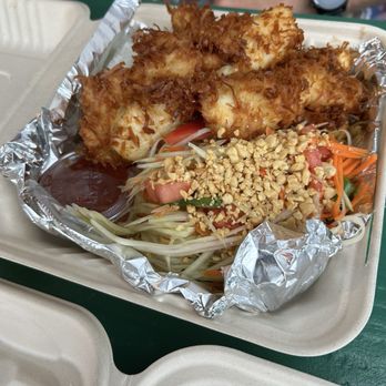 Ae's Thai Kitchen - Coconut mahi plate - Thai Near Me - Hana, Hawaii