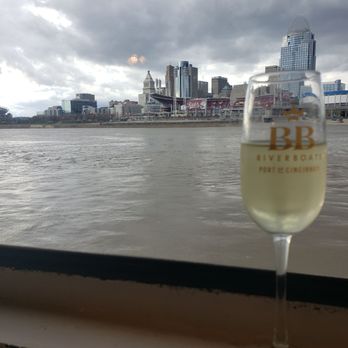 B B Riverboats - Souvenir flute glass you get with the something special package! - Boating Near Me - Newport, Kentucky