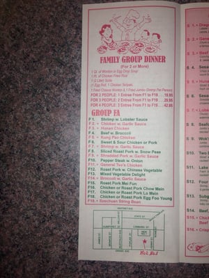 Menu photo 1 Wok Number One New Haven, CT Menu photo 1 Wok Number One New Haven, CT