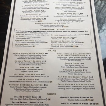 Basin 141 - Full menu - Gastropubs Near Me - Monrovia, California