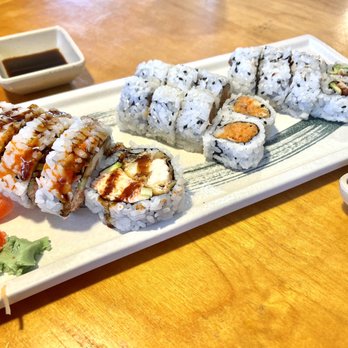 Kirin City - Spider Roll, spicy tuna roll and eel roll. - Chinese Near Me - Springfield, Oregon