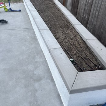 Westerfield Landscapes - Raised new planter. This was tougher than it looks and we were impressed with Yair's creativity and making it come to life. - Landscaping Near Me - Huntington Beach, California