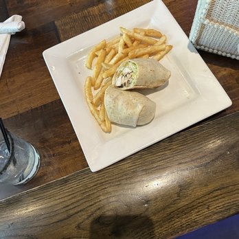 District Tavern - Chicken wrap with fries - Bars Near Me - Tampa, Florida