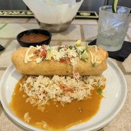 Seafood Chimichanga