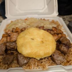 Nikko Hibachi - Steak & Chicken w Egg yolk