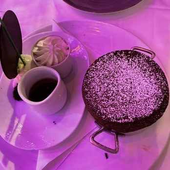 Spago - Dark Chocolate Souffle - New American Near Me - Beverly Hills, California Spago - Dark Chocolate Souffle - New American Near Me - Beverly Hills, California